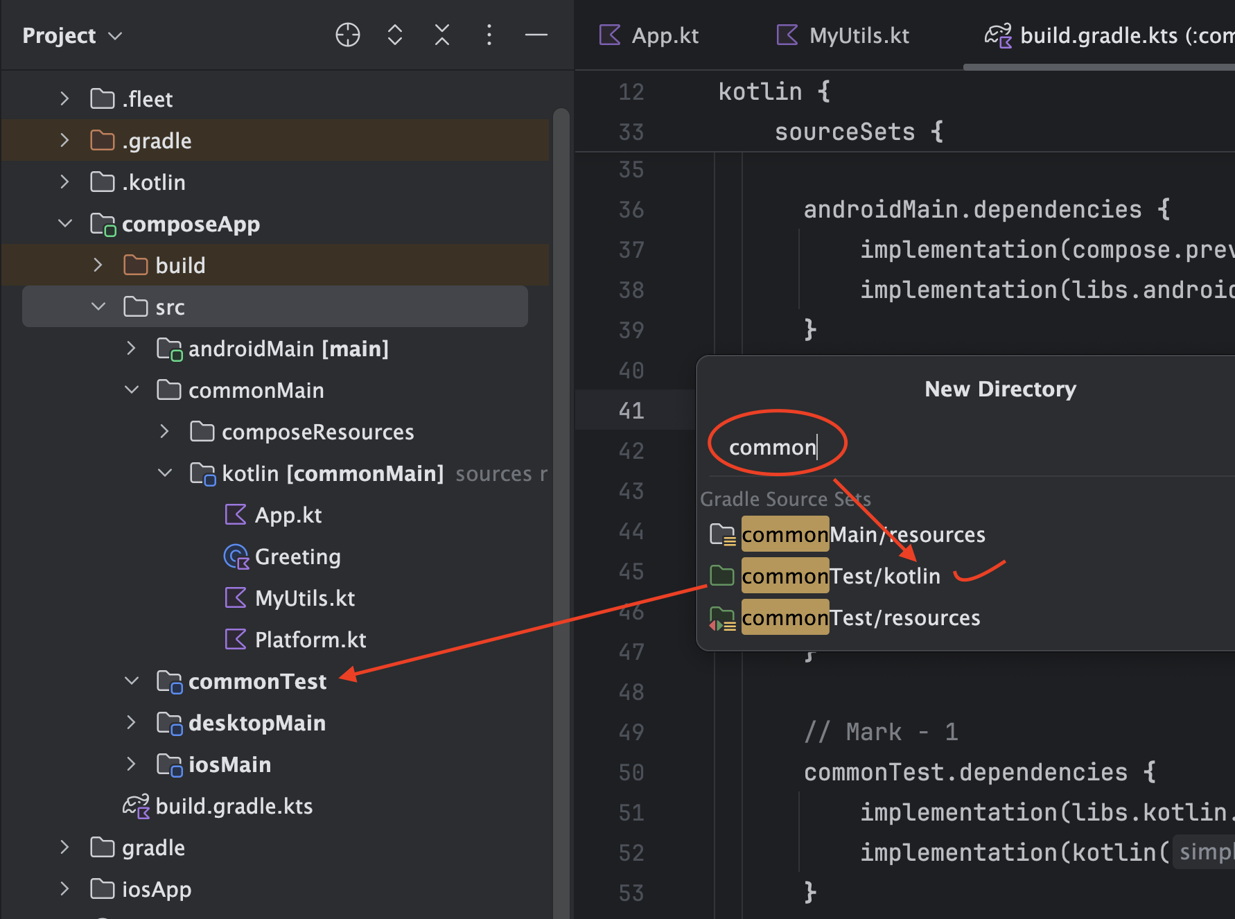 Kotlin Multiplatform Compose Unit test