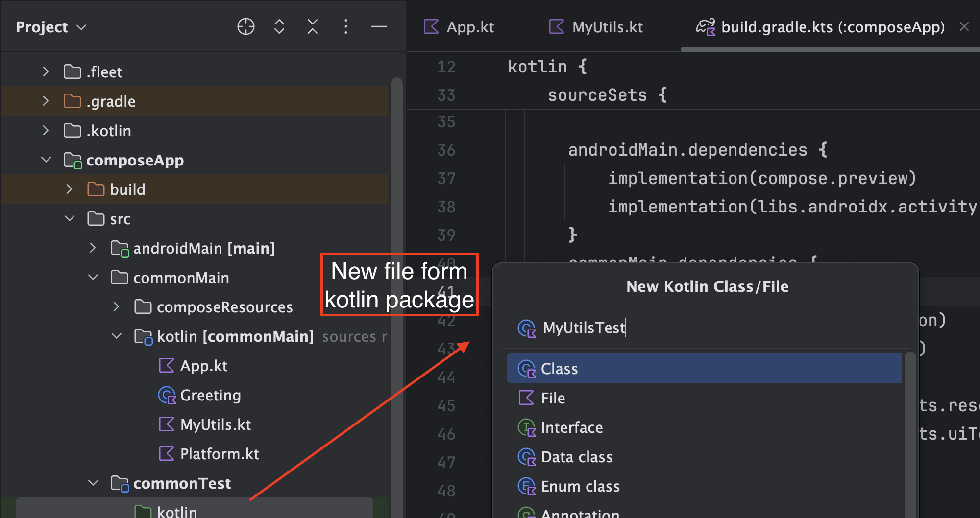 Kotlin Multiplatform Compose Unit test