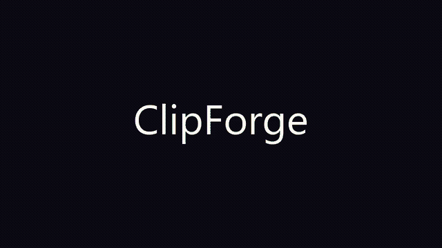 ClipForge montage demo