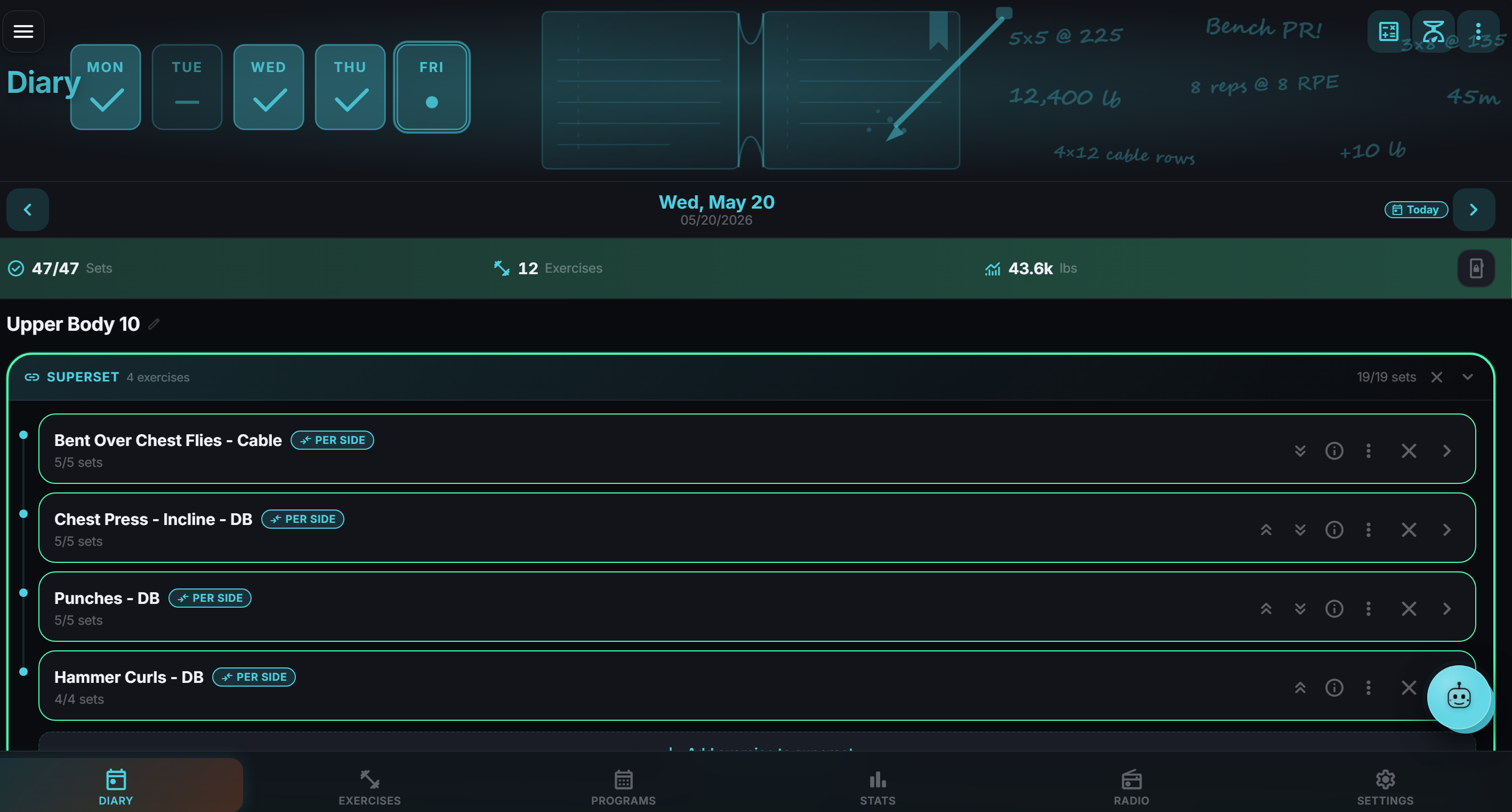 LiftTrace Diary