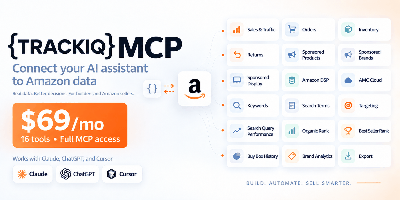 TrackIQ MCP - 16 tools, full MCP access