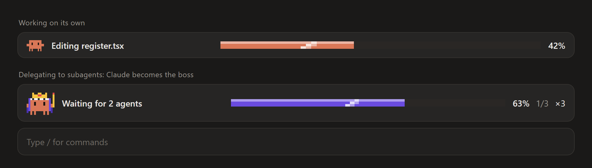 The progress band
