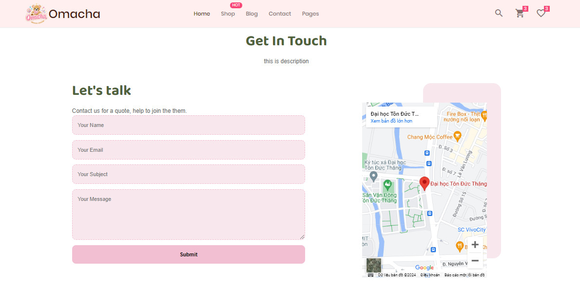 Omacha Contact