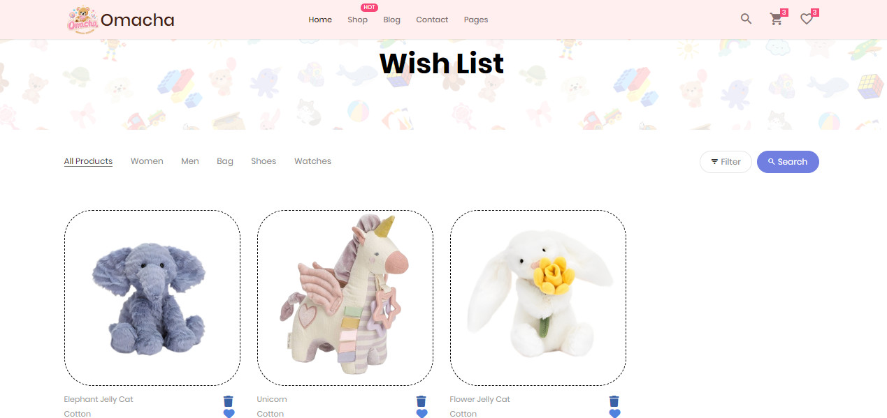 Omacha Wishlist