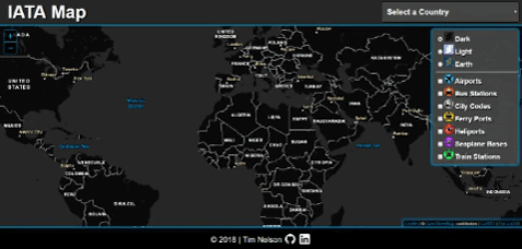 Demo IATA Map