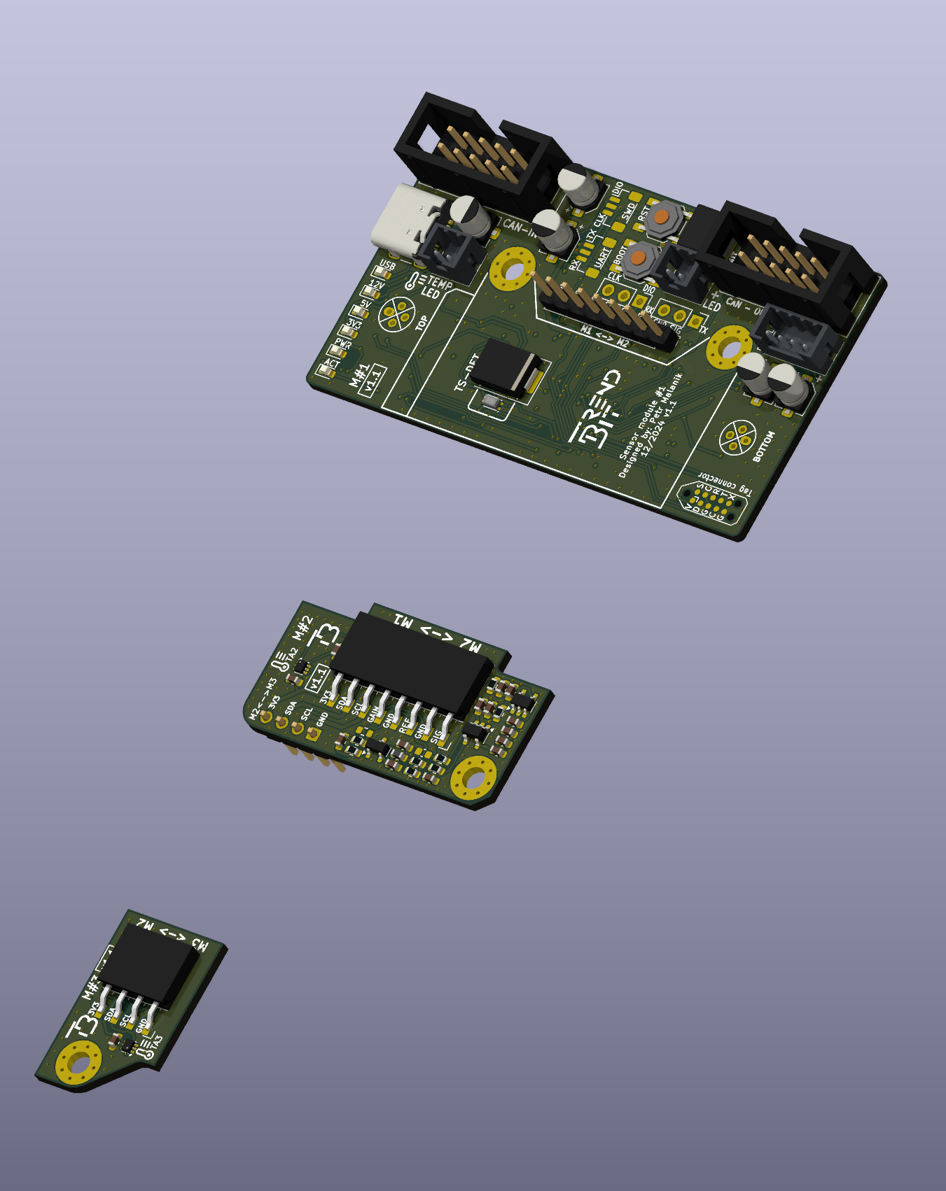 Sensor board, from the project README