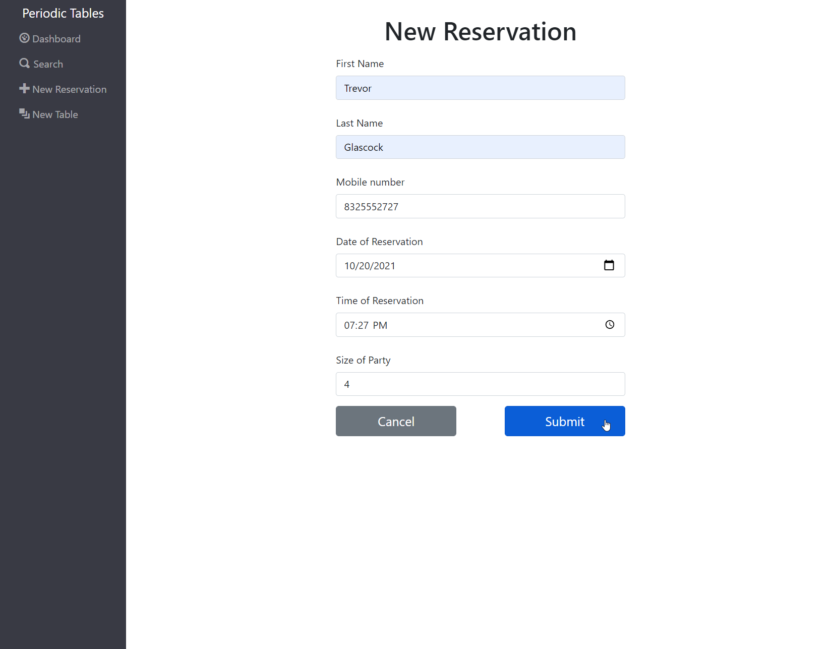 GitHub - TrevorGlascock/Restaurant_Reservation: Fullstack Restaurant ...