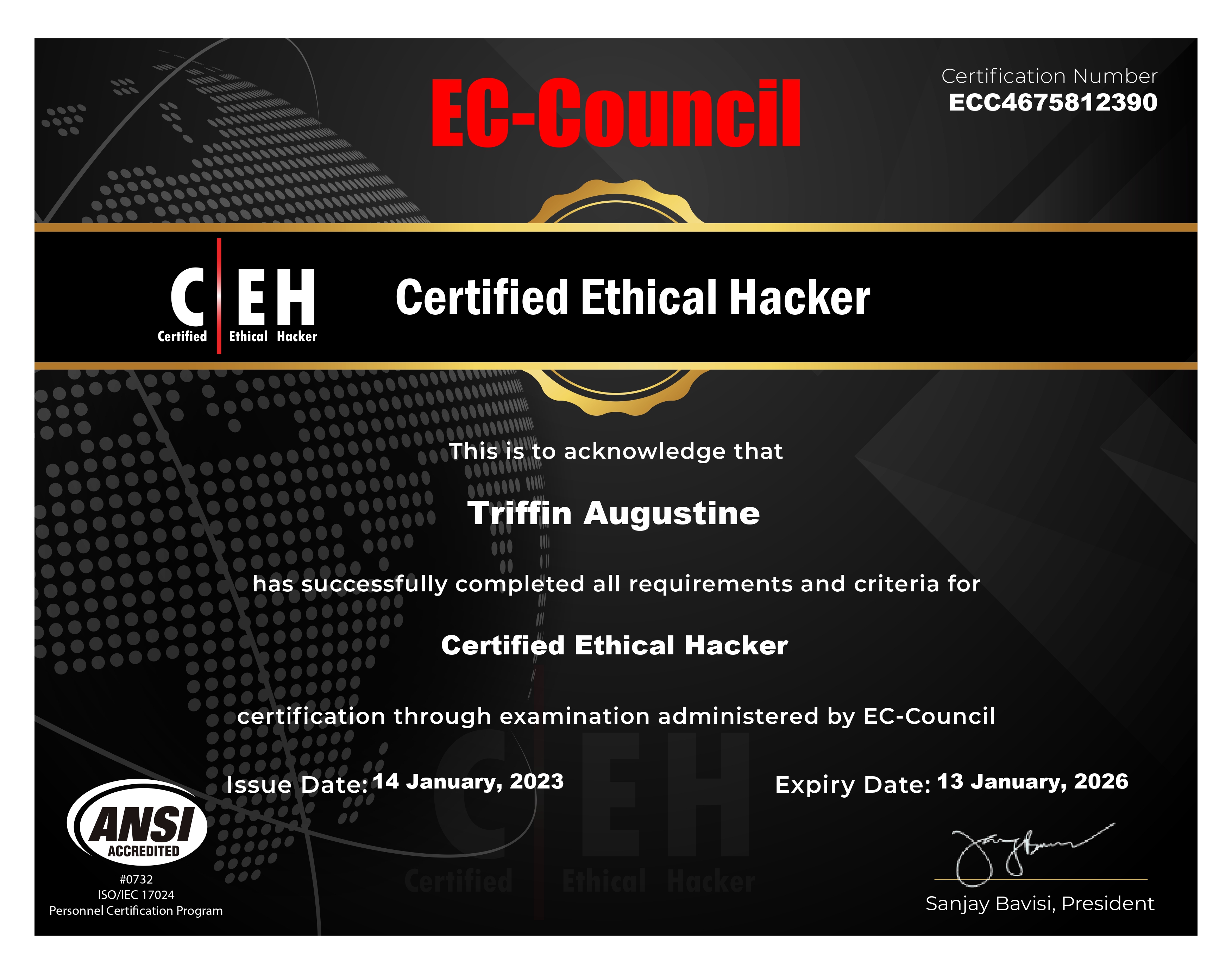 Certified Ethical Hacker (CEH)