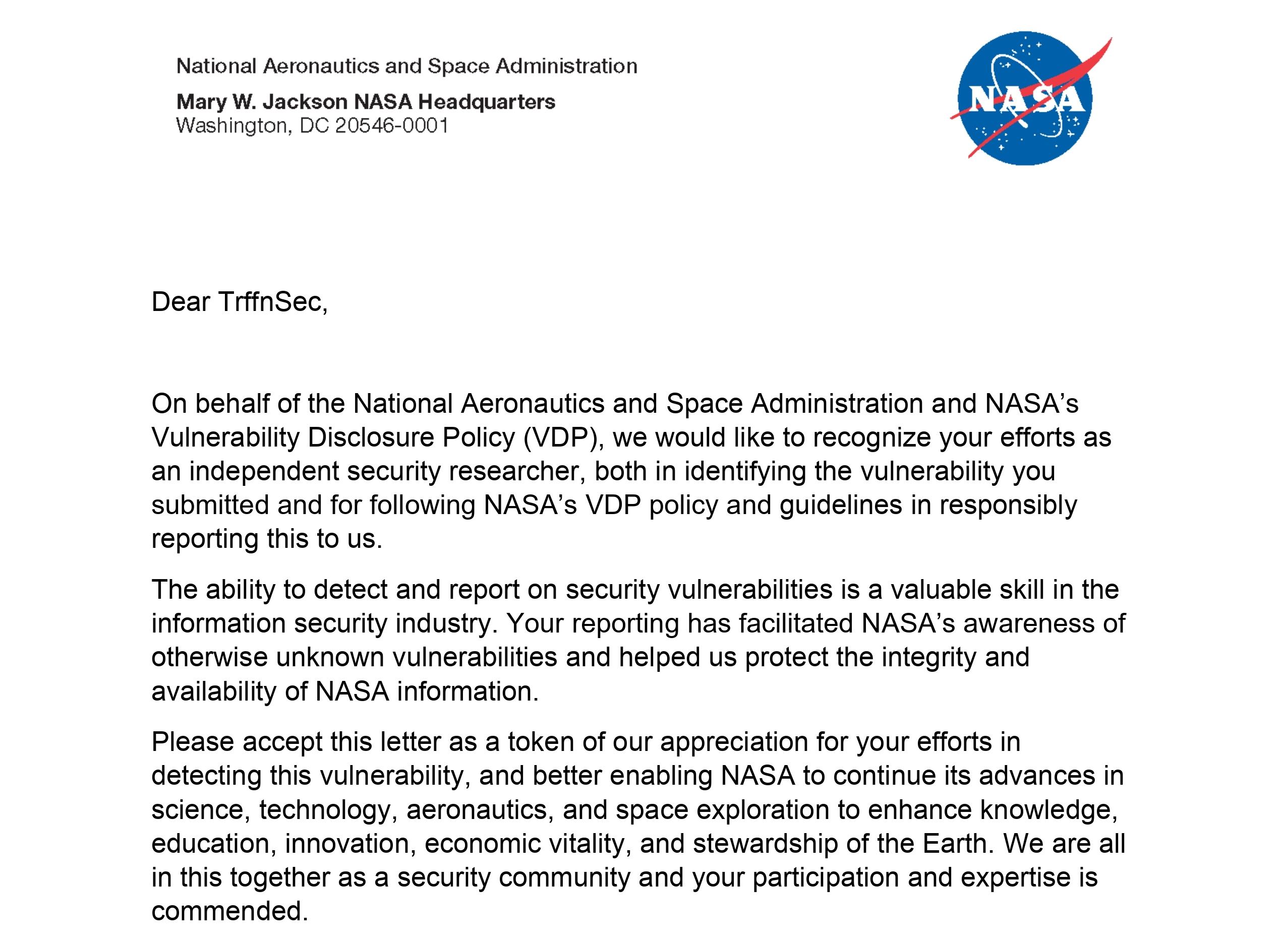 Hall of Fame from NASA