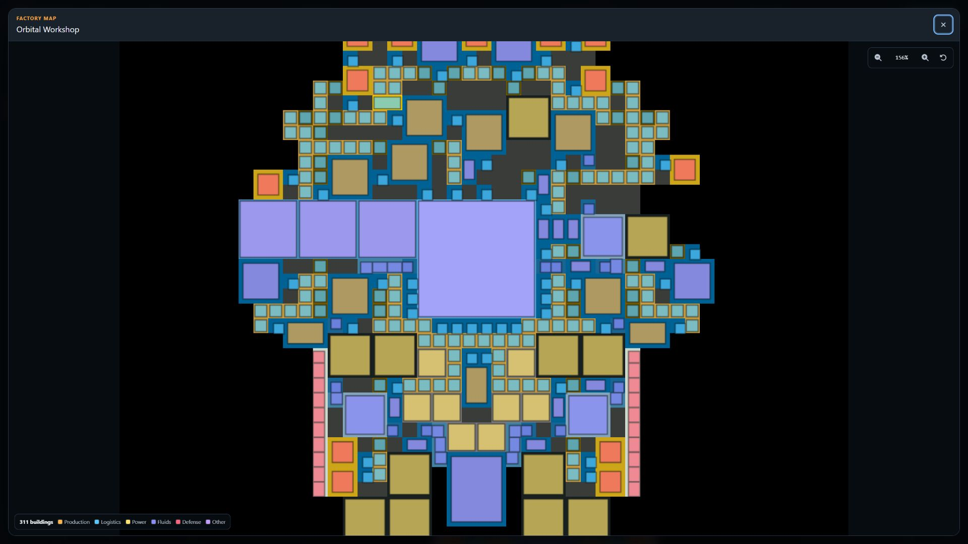 Factorio Server Control fullscreen factory-map viewer