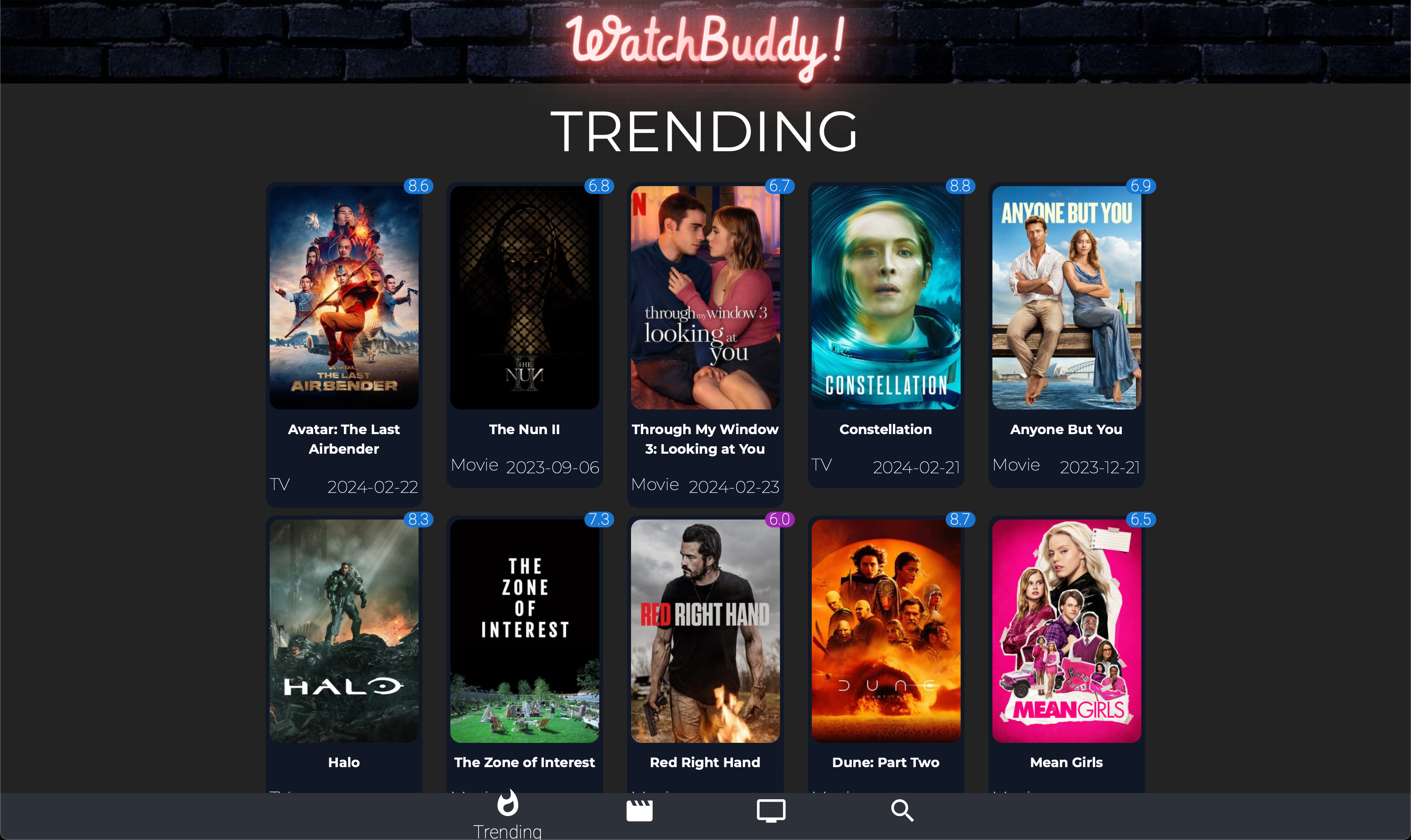 WatchBuddy Movie Streaming App