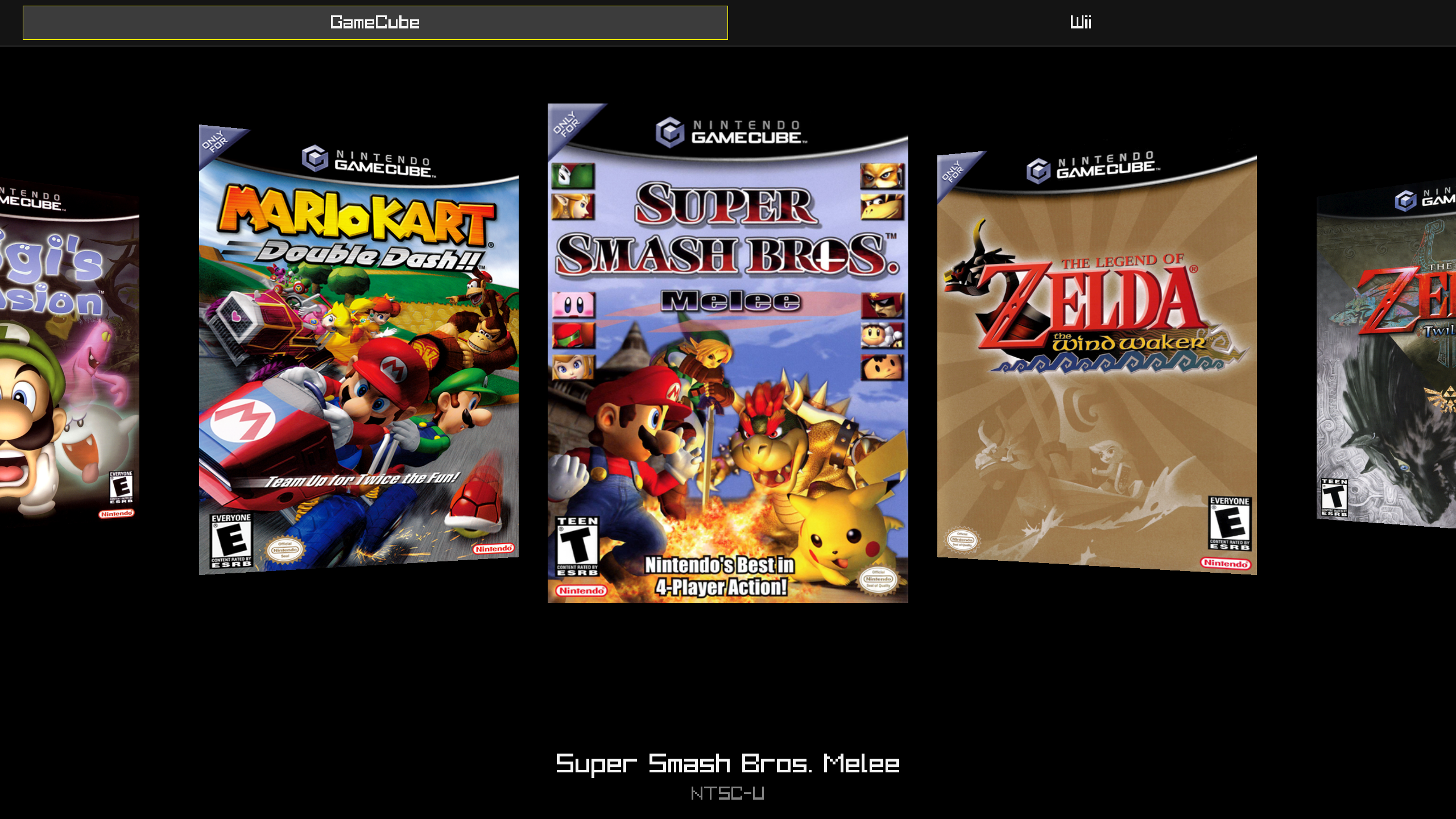 Screenshot of Dolphin Big Screen Launcher
