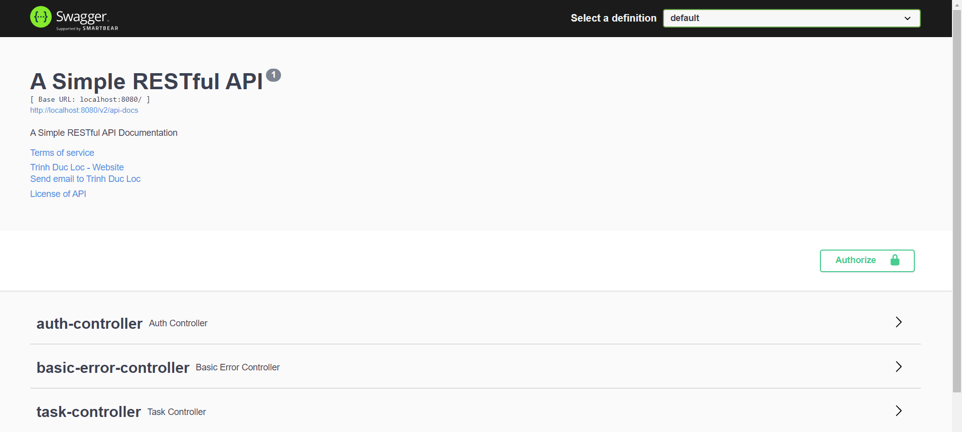 GitHub - TrinhDucLoc/The-Simple-RESTful-API