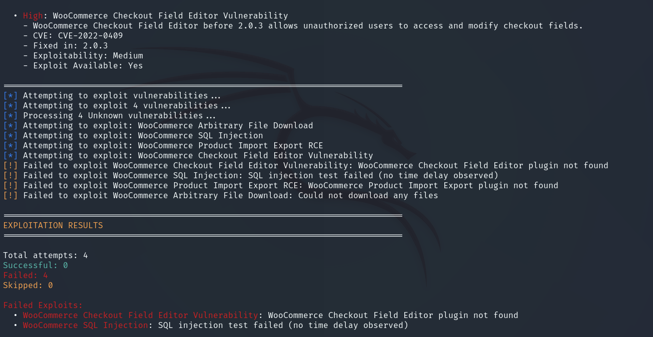 Vulnerability Scan Results