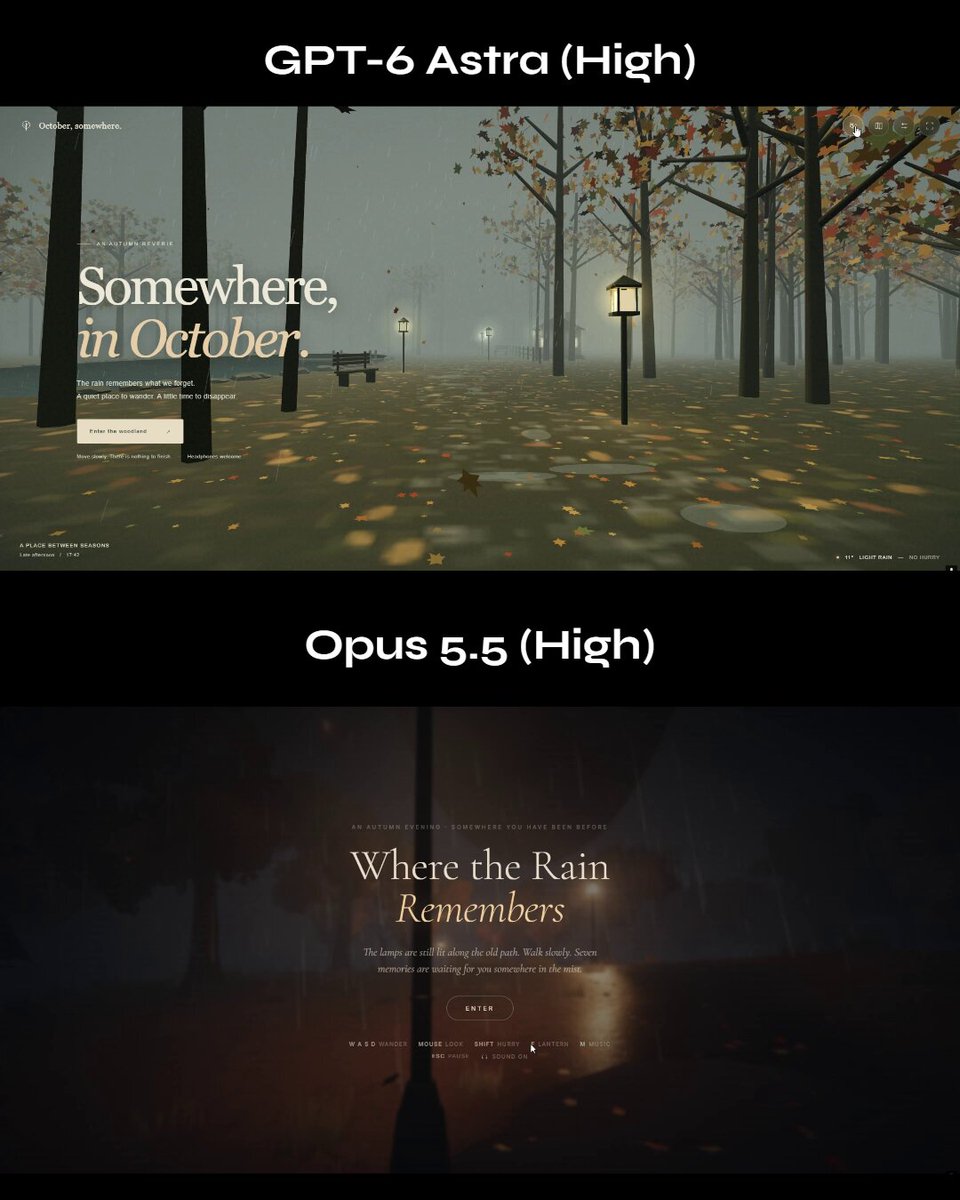 Explorable misty autumn Three.js experience