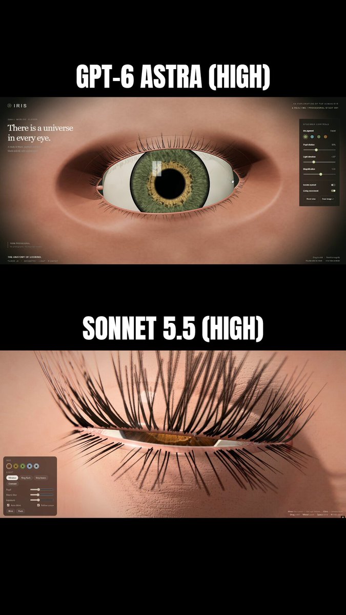 Highly detailed 3D human eye