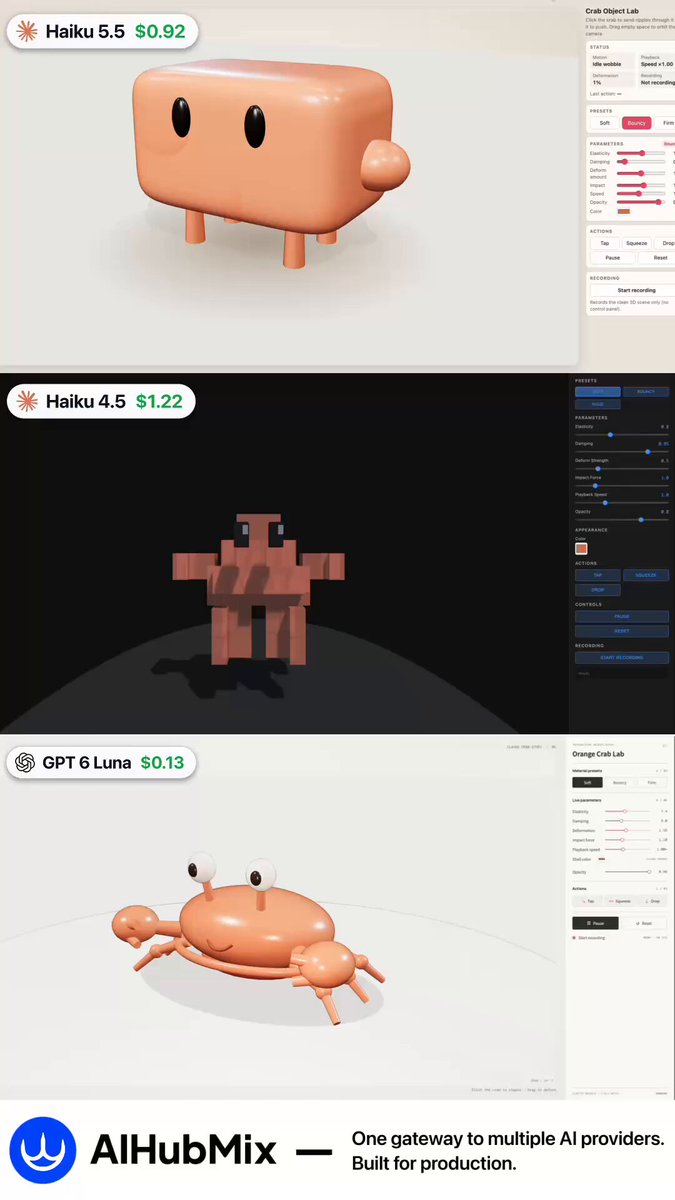 Interactive Three.js jelly lab with drag-to-squish physics
