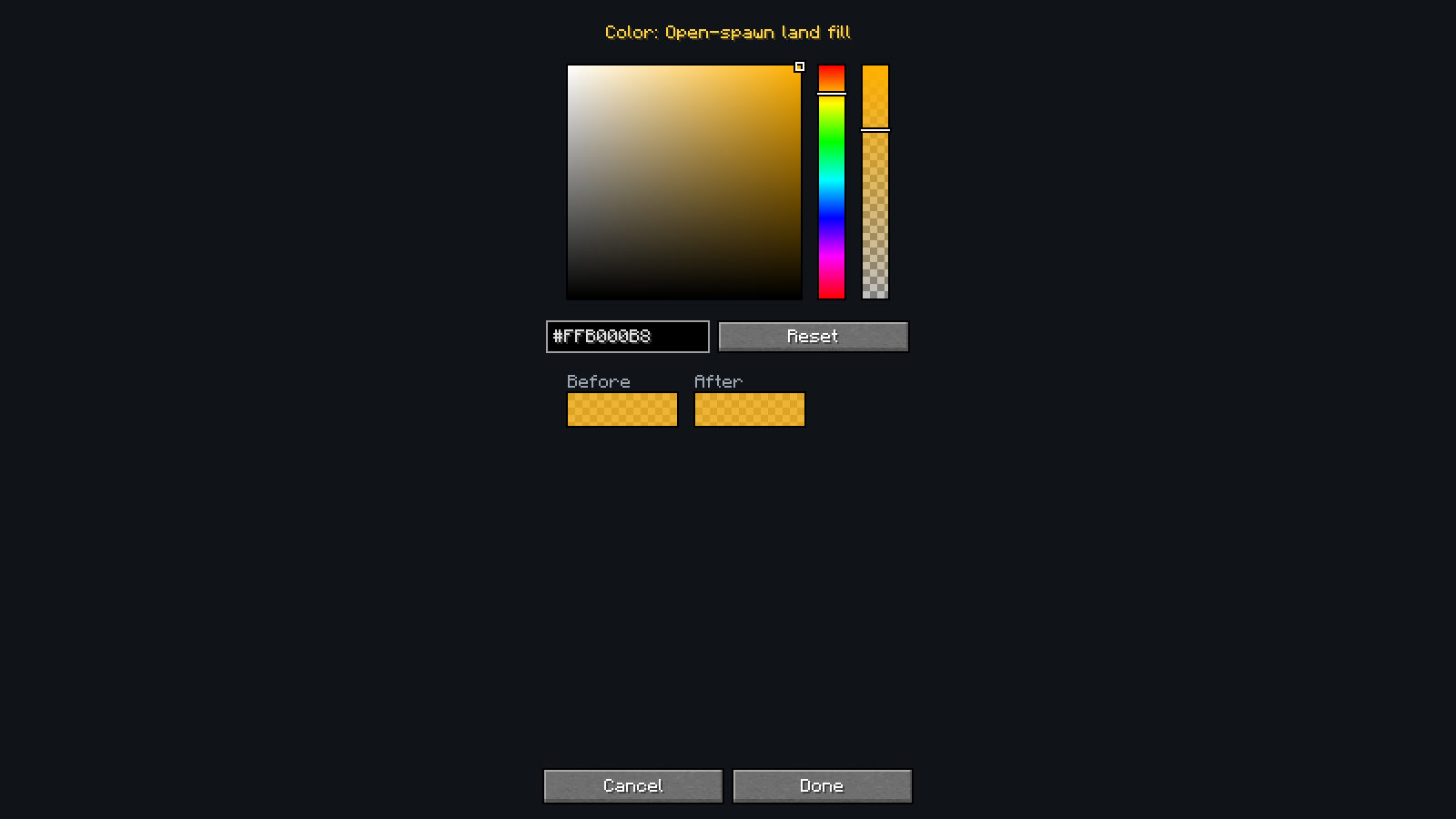 Picking a color