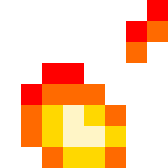 Animated flame particle