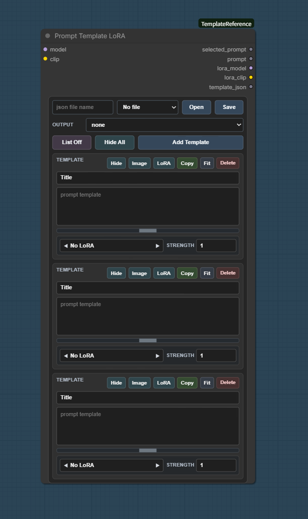 Prompt Template Node