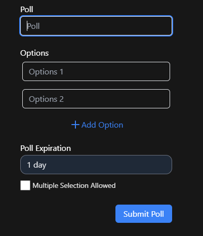 Voting feature