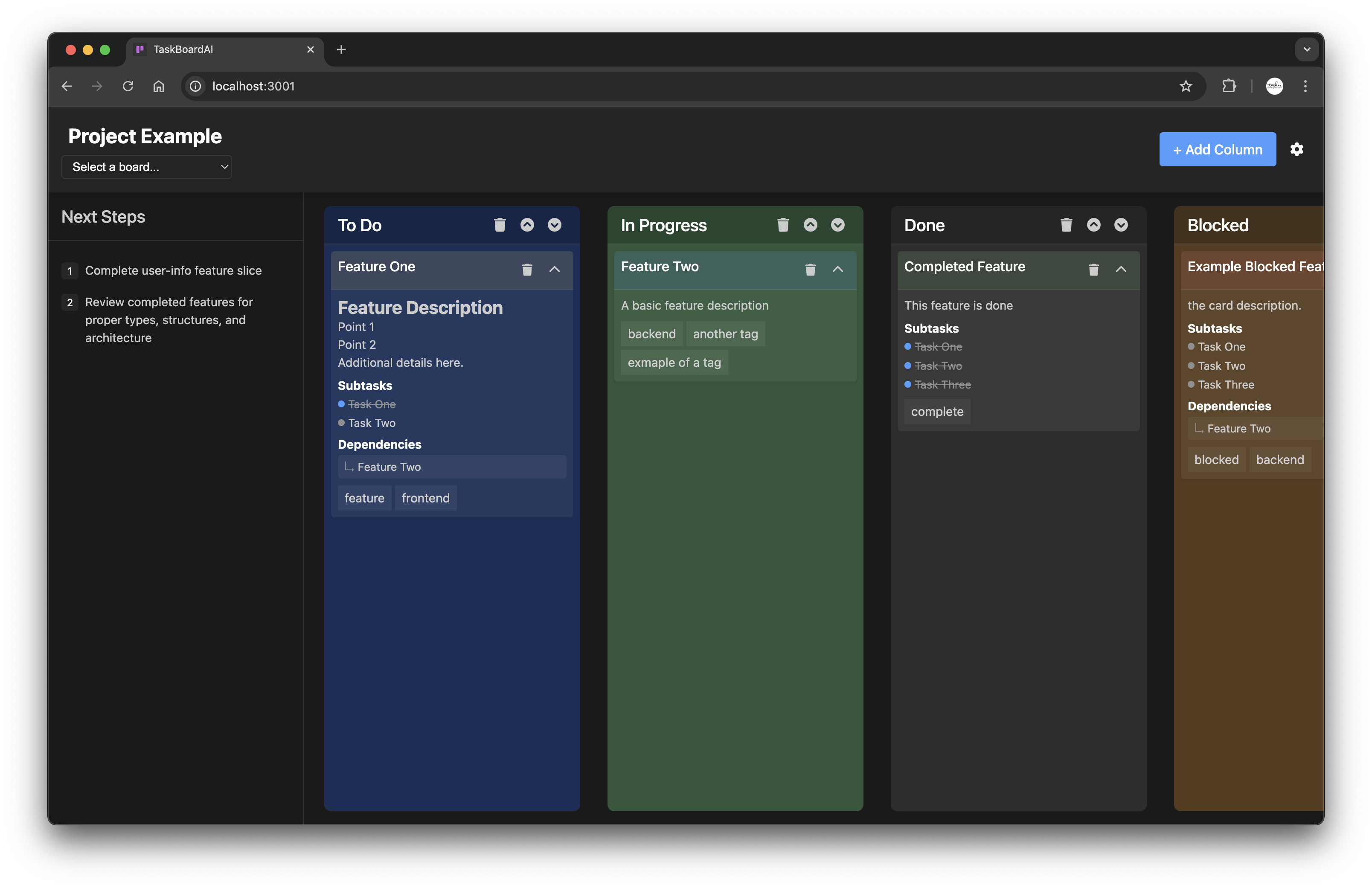 TaskBoardAI Screenshot