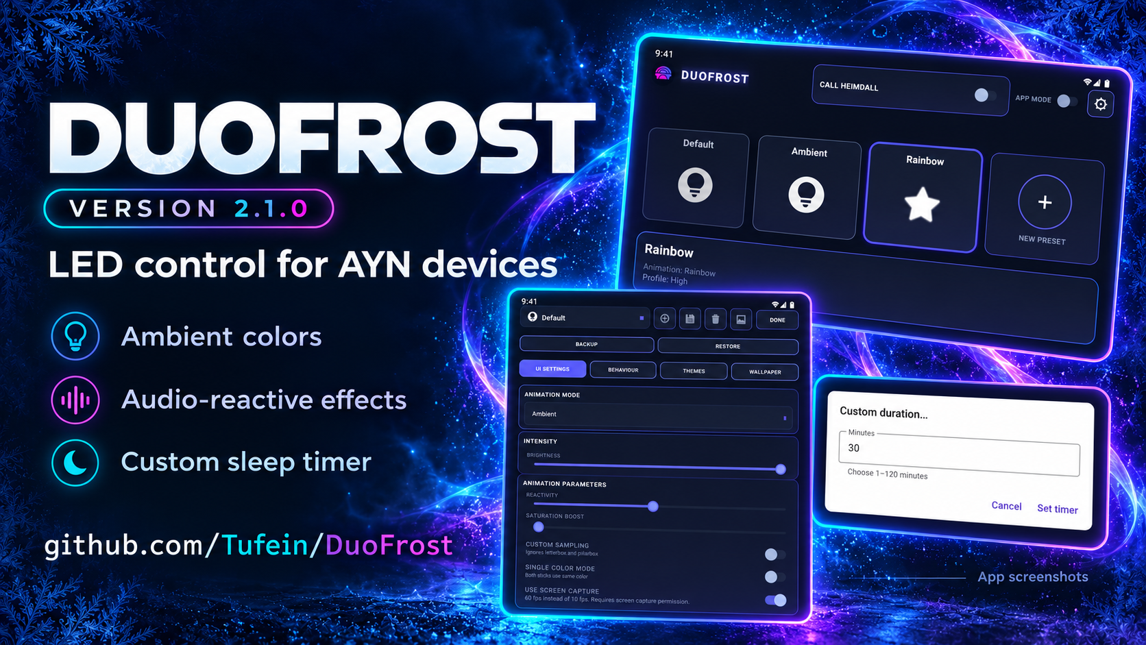 DuoFrost 2.1.0 — LED control for AYN devices