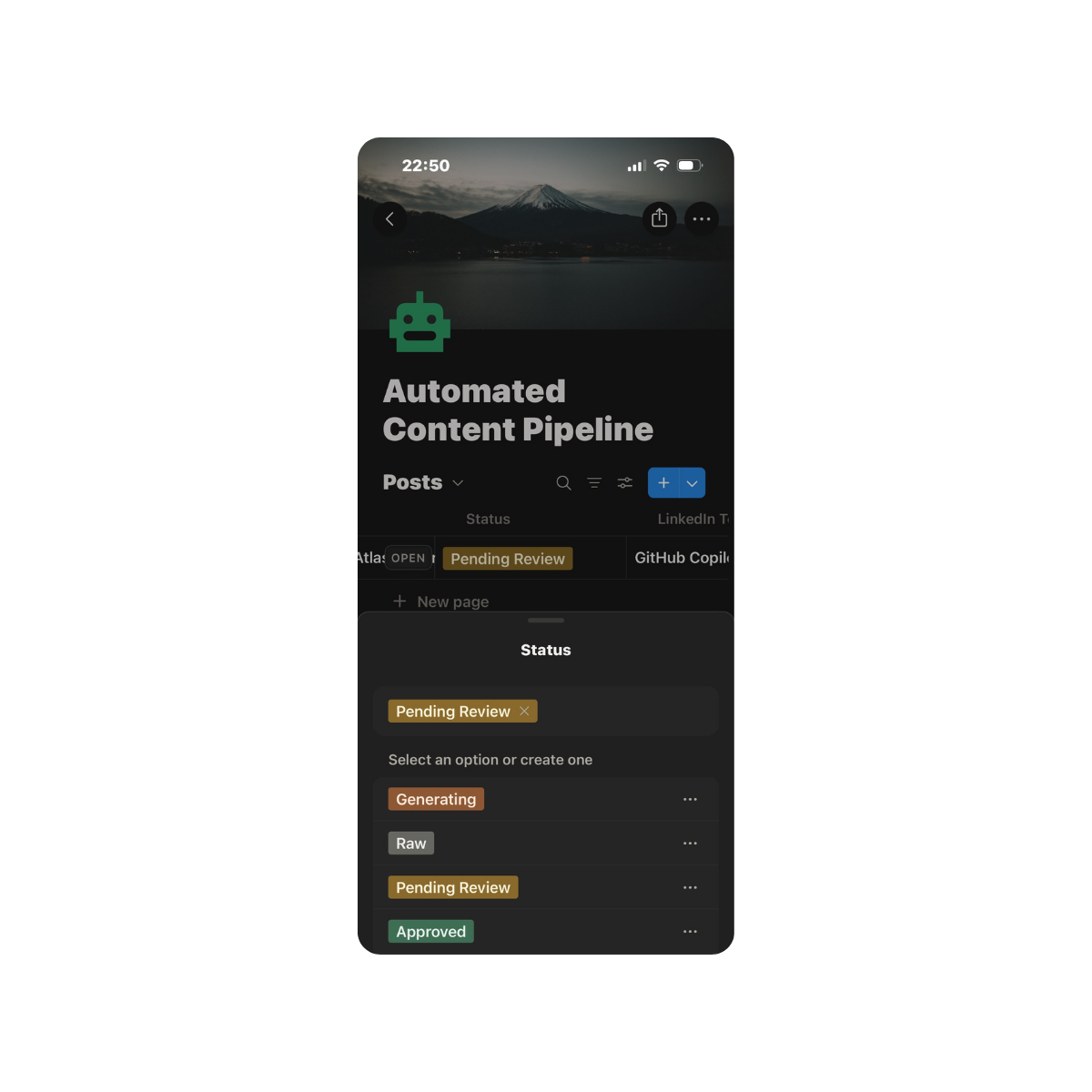 Notion on Mobile