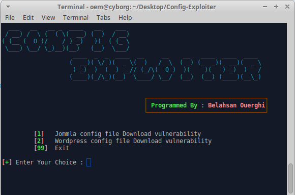 config_exploiter