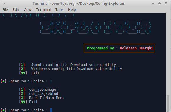 config_exploiter
