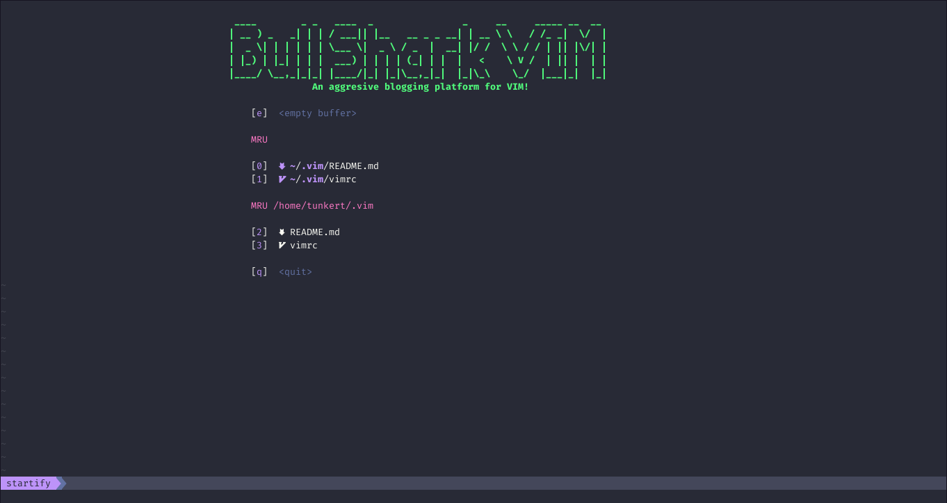 Bull Shark VIM Screenshot
