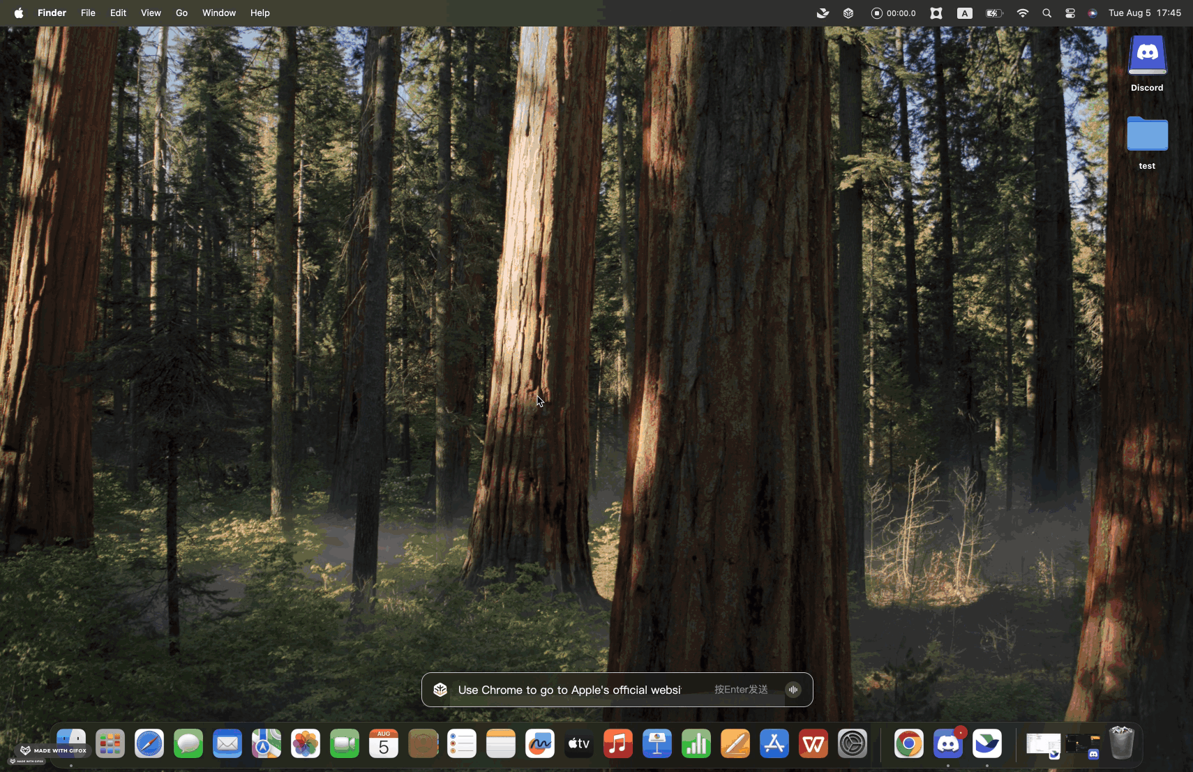 TuriX macOS demo - iPhone price search and document sharing