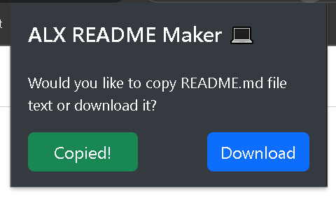 README Maker Extension