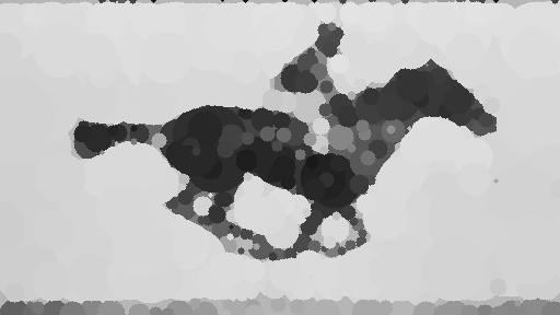 Geometrized Horse Animation Circles