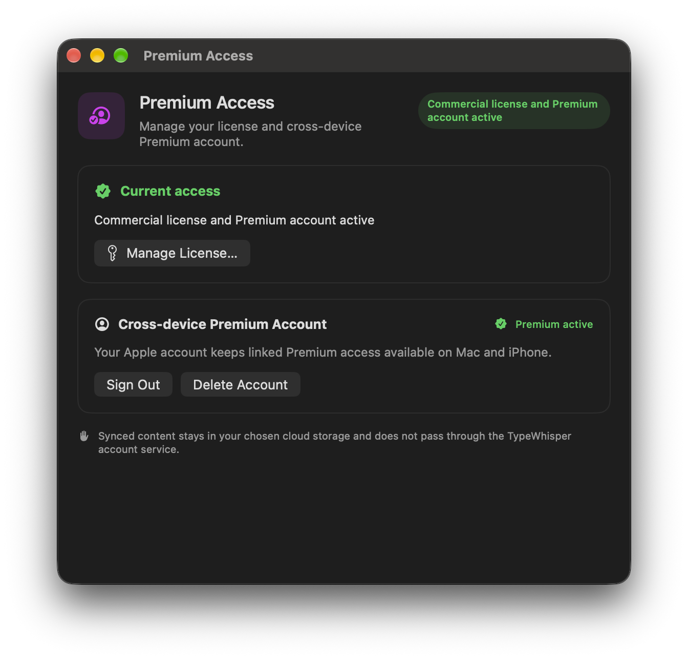 Premium Access