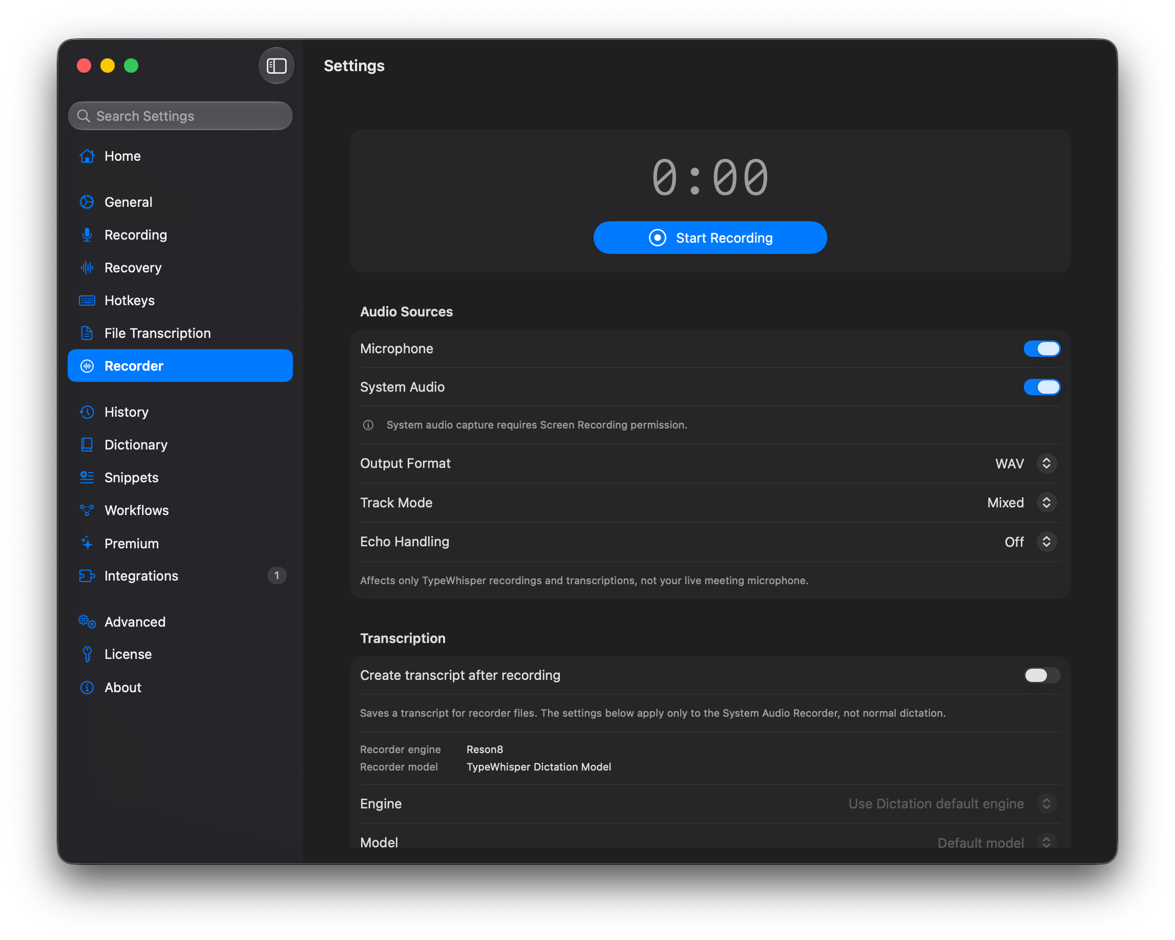 Recorder API