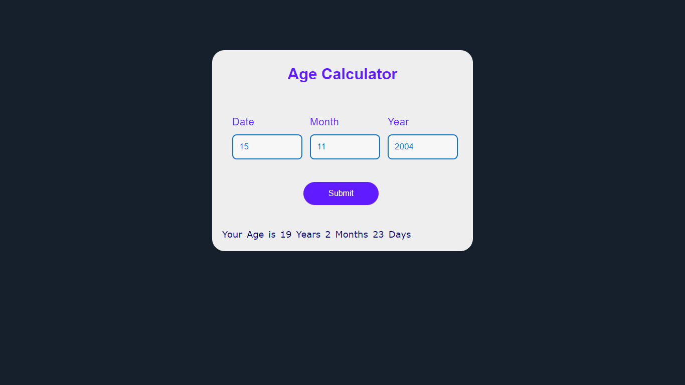 Age Calculator Logo