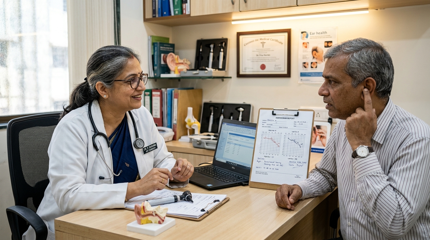 Tinnitus and ear ringing consultation by Dr. Sangeeta Sengar in Kanpur