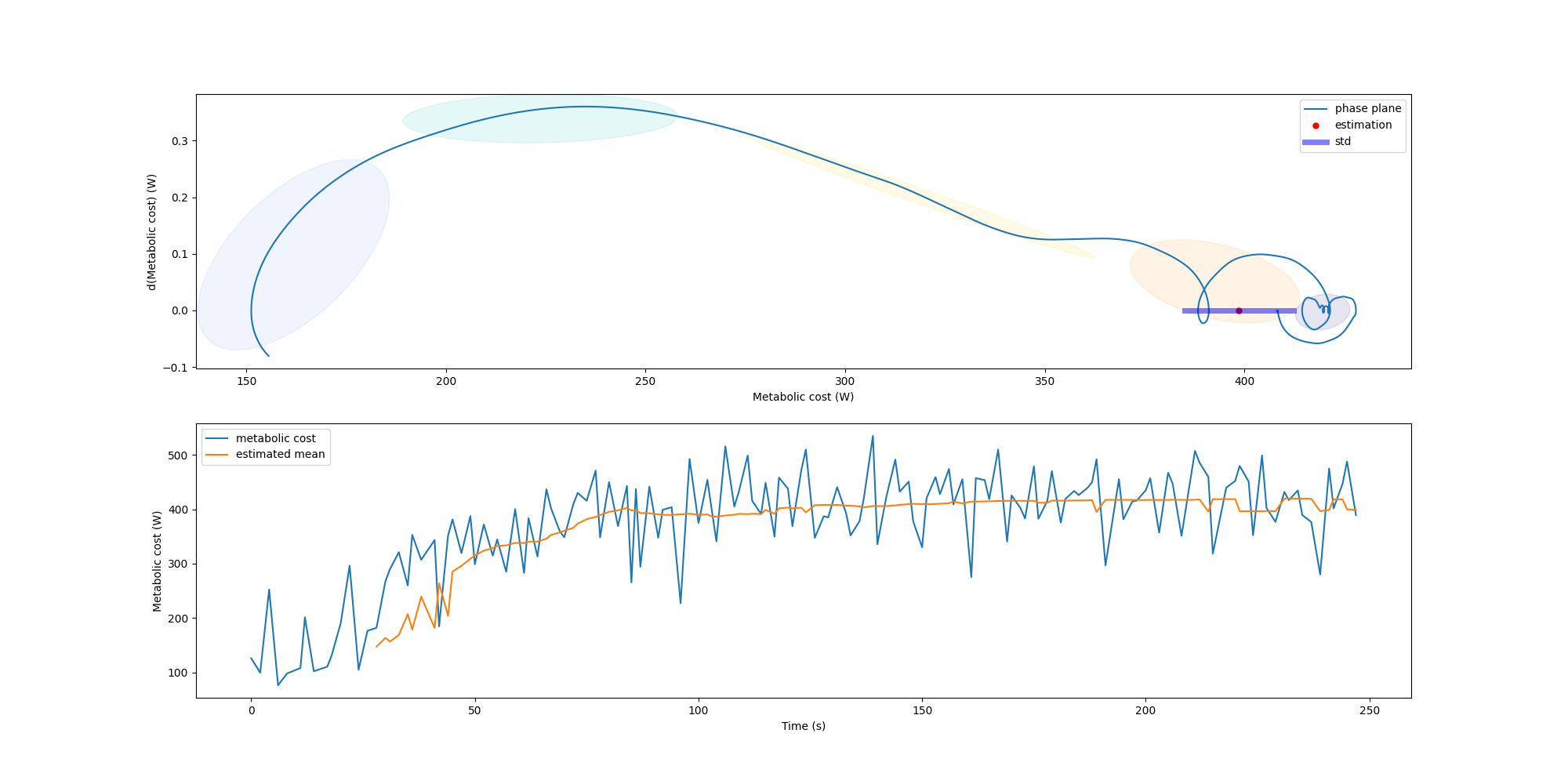 Metabolic cost estimation