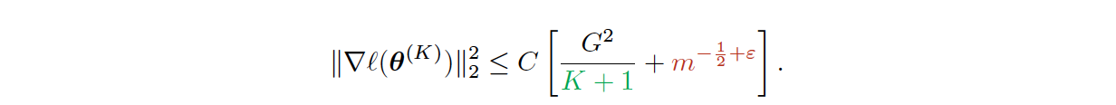 Convergence of full gradient