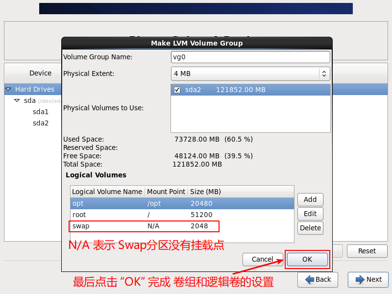 CentOS6-Installation-Step34-Click-To-Finished-LVM-Setting