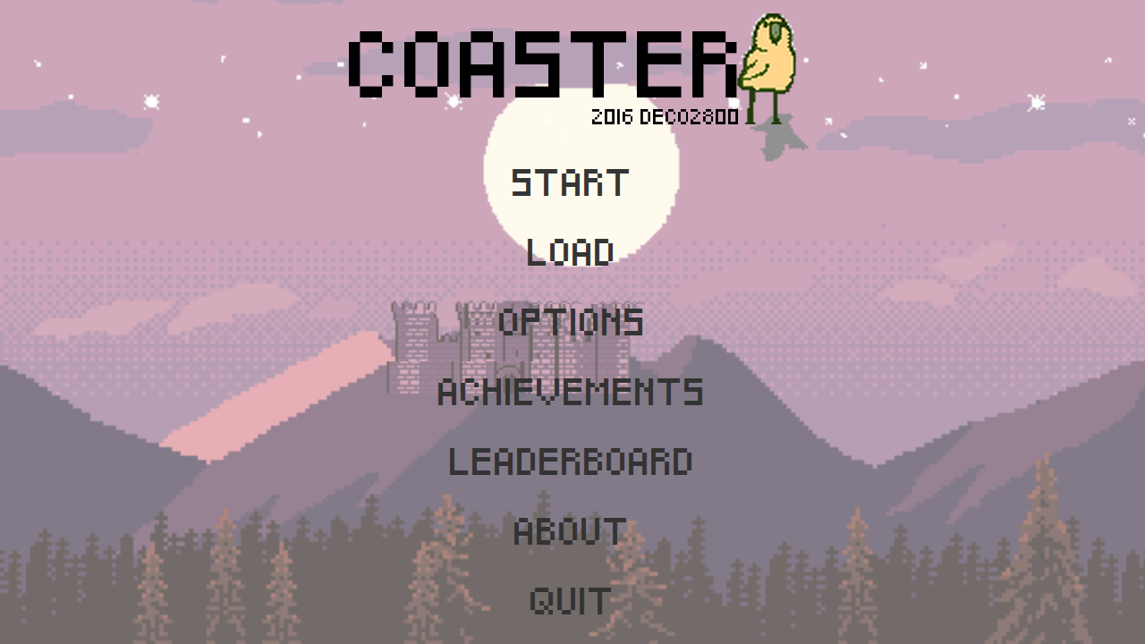 Main menu screenshot