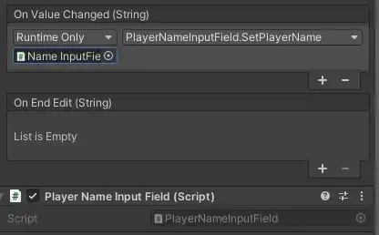 Unity Player Name Input Field