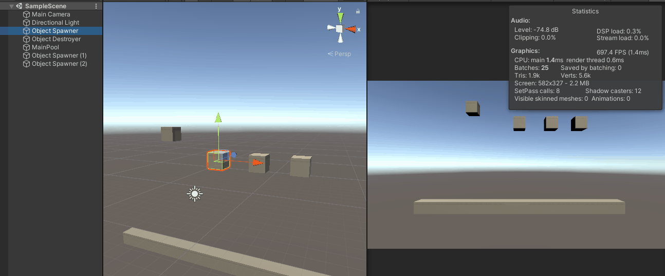 Unity object pooling multiple pools of gameObjects