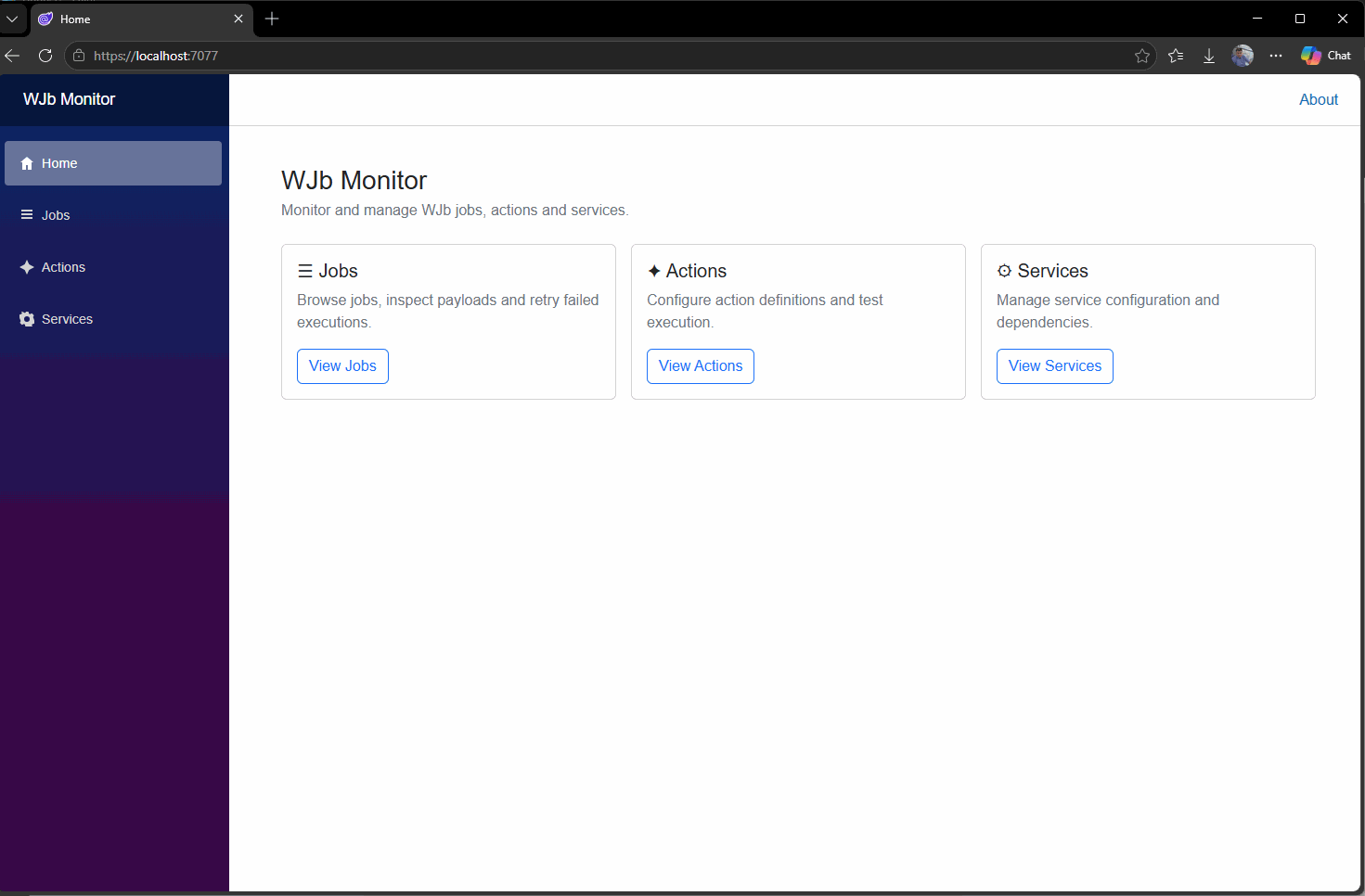 WJb Monitor Demo