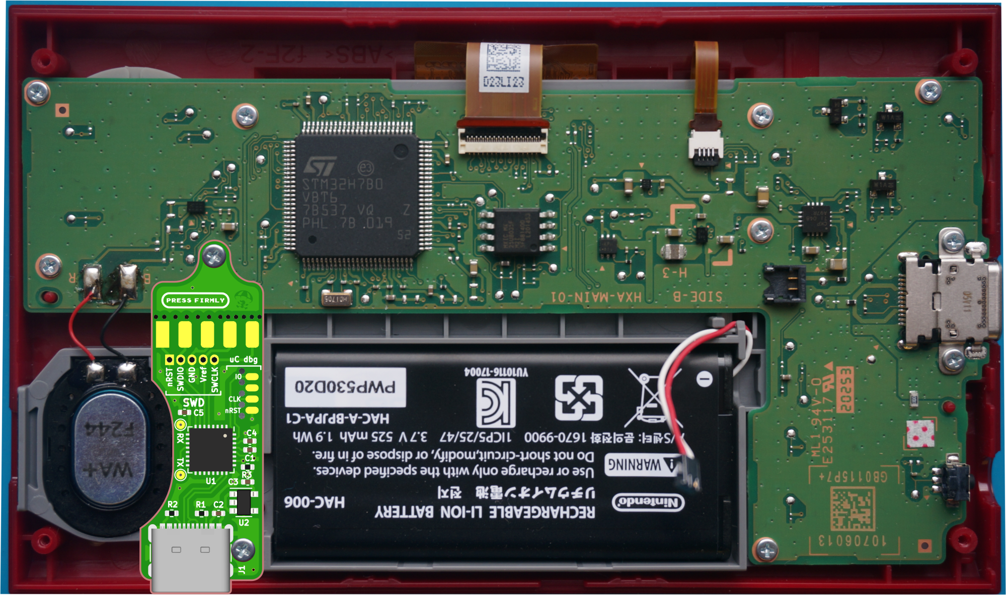 Game and watch swd implant, from the project README