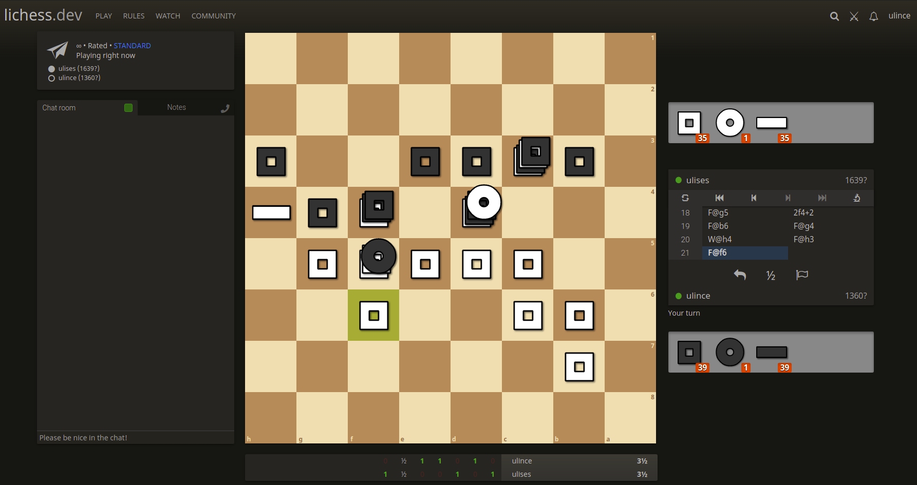 Lichess homepage