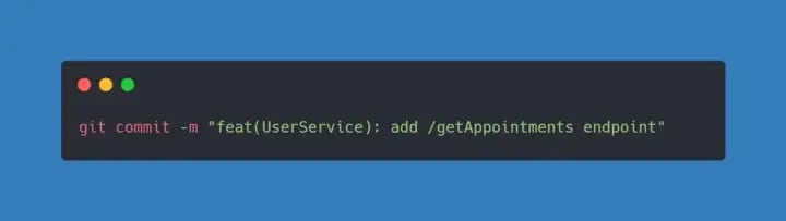 git commit patterns