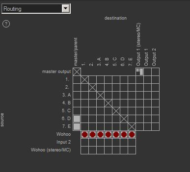 Routing Matrix - after, using option=nil