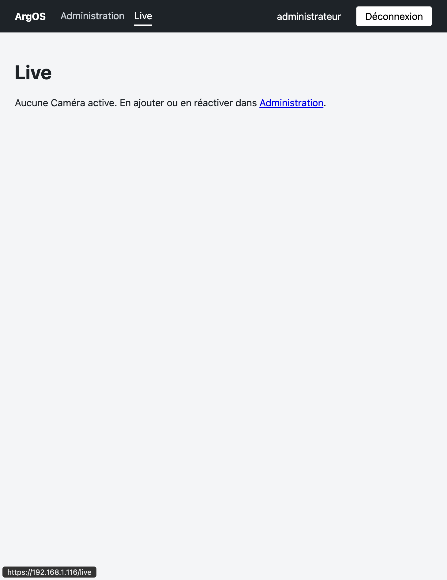 Scénario 7 — Live